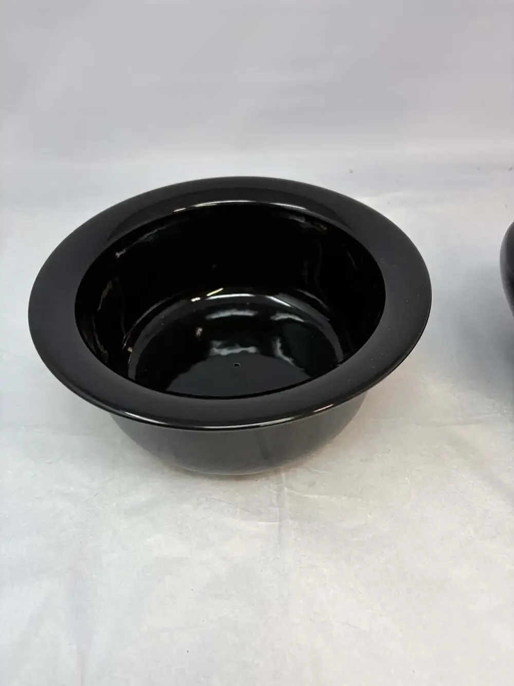 Arabia Finland Aurora Borealis Black Covered Casserole Dish/serving bowl 8 inch